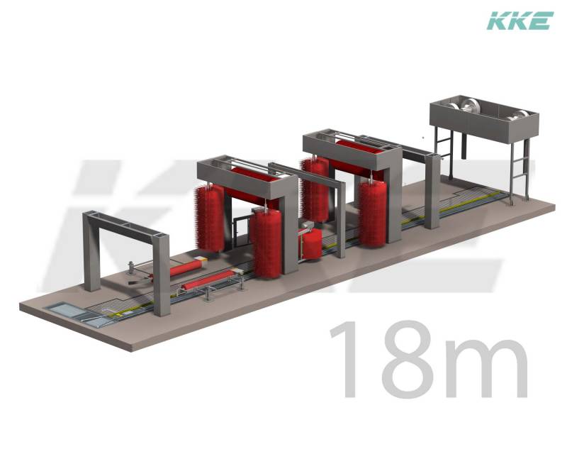 KKE Gamma 18 m Conveyor Car Wash Equipment KKE Wash Systems Egypt