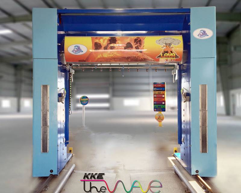 Le système de lavage de voiture automatique sans contact Wave KKE Wash Systems France